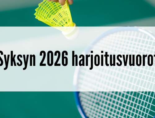 Syksyn 2026 vuorot